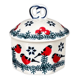 Box, Mini Pretzel, 2.75" in "Red Bird" by Manufaktura | P106T-GILE