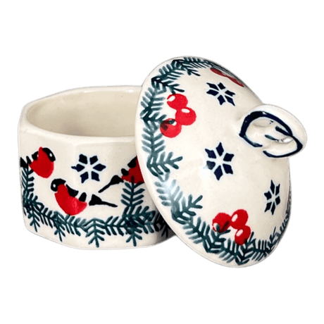 Box, Mini Pretzel, 2.75" in "Red Bird" by Manufaktura | P106T-GILE