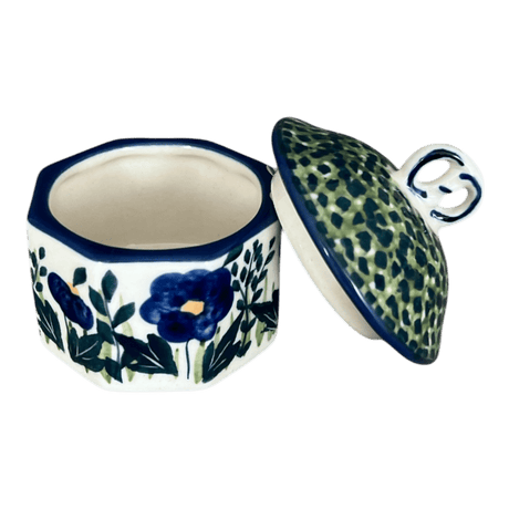 Box, Mini Pretzel, 2.75" in "Bouncing Blue Blossoms" by Manufaktura | P106U-IM03