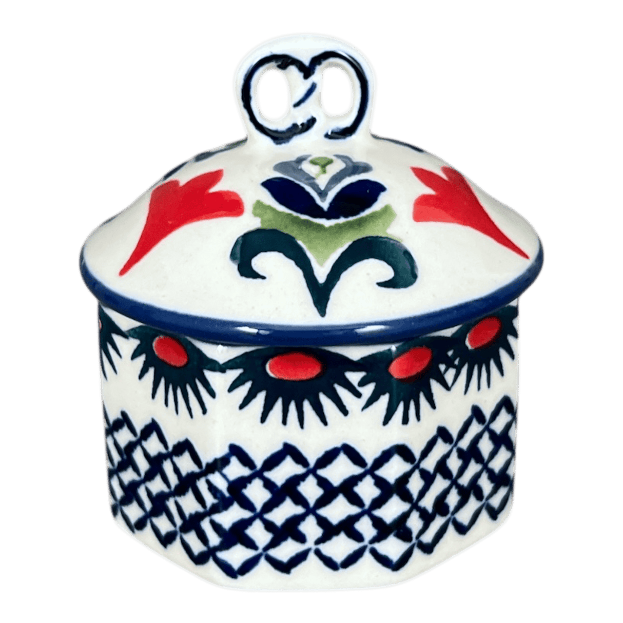 Box, Mini Pretzel, 2.75" in "Scandinavian Scarlet" by Manufaktura | P106U-P295