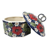 Box, Large Pretzel, 7" in "Poppies & Posies" by Manufaktura | P108S-IM02