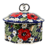 Box, Large Pretzel, 7" in "Poppies & Posies" by Manufaktura | P108S-IM02