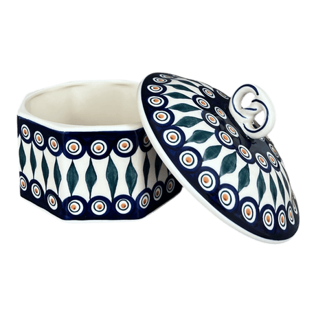 Box, Large Pretzel, 7" in "Peacock" by Manufaktura | P108T-54