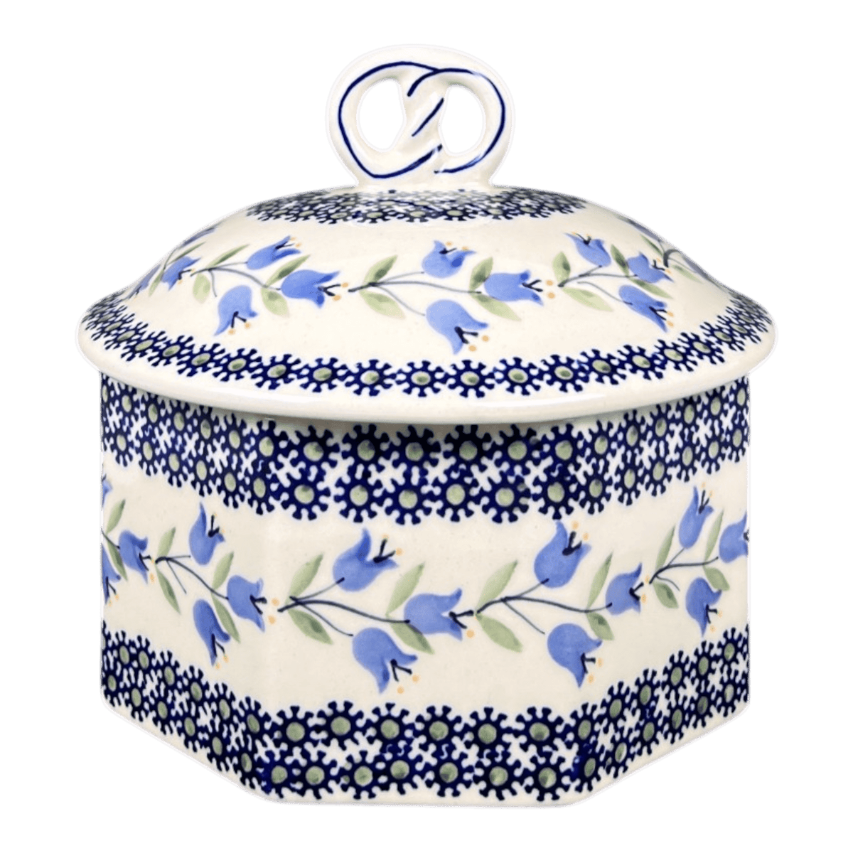 Box, Large Pretzel, 7" in "Lily of the Valley" by Manufaktura | P108T-ASD