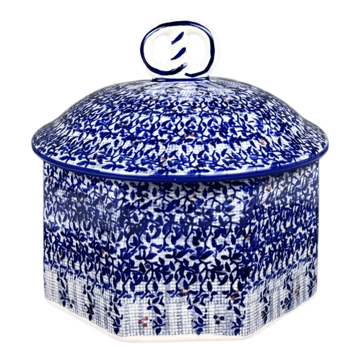 Box, Large Pretzel, 7" in "Twilight Berries" by Manufaktura | P108U-GP14