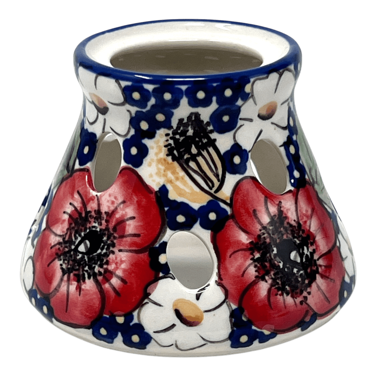 Heater/Warmer, Small 3" in "Poppies & Posies" by Manufaktura | P137S-IM02