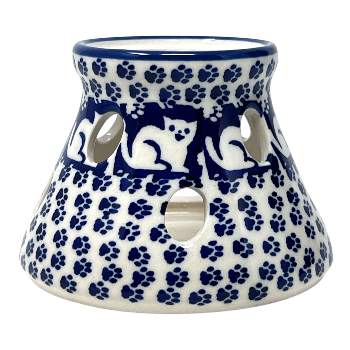 Heater/Warmer, Small 3" in "Kitty Cat Path" by Manufaktura | P137T-KOT6