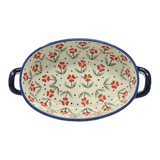 Baker, Oval, Handles, Small 8.5" x 4.75" in "Simply Beautiful" by Manufaktura | P138T-AC61