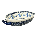 Baker, Oval, Handles, Small 8.5" x 4.75" in "Lily of the Valley" by Manufaktura | P138T-ASD
