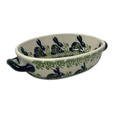 Baker, Oval, Handles, Small 8.5" x 4.75" in "Bunny Love" by Manufaktura | P138T-P324