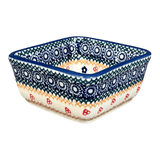 Baker, Square, 3.5" in "Ruby Bouquet" by Manufaktura | P150S-DPCS