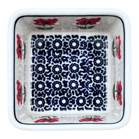 Baker, Square, 3.5" in "Poppy Garden" by Manufaktura | P150T-EJ01