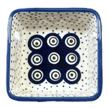 Baker, Square, 3.5" in "Peacock Dot" by Manufaktura | P150U-54K