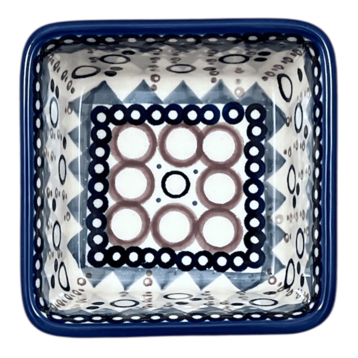 Baker, Square, 3.5" in "Bubble Blast" by Manufaktura | P150U-IZ23