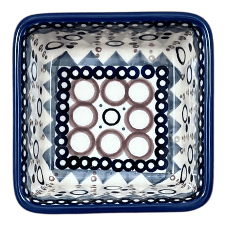 Baker, Square, 3.5" in "Bubble Blast" by Manufaktura | P150U-IZ23