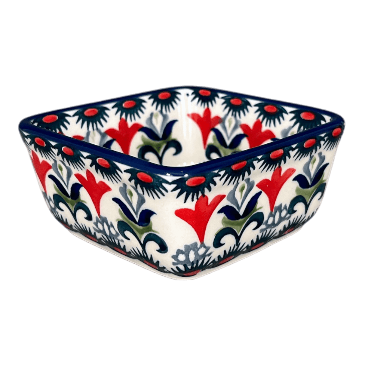 Baker, Square, 3.5" in "Scandinavian Scarlet" by Manufaktura | P150U-P295