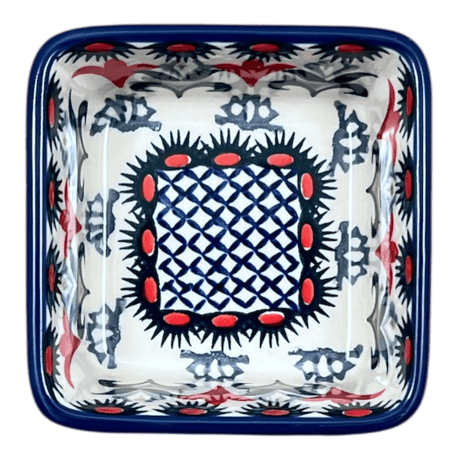 Baker, Square, 3.5" in "Scandinavian Scarlet" by Manufaktura | P150U-P295