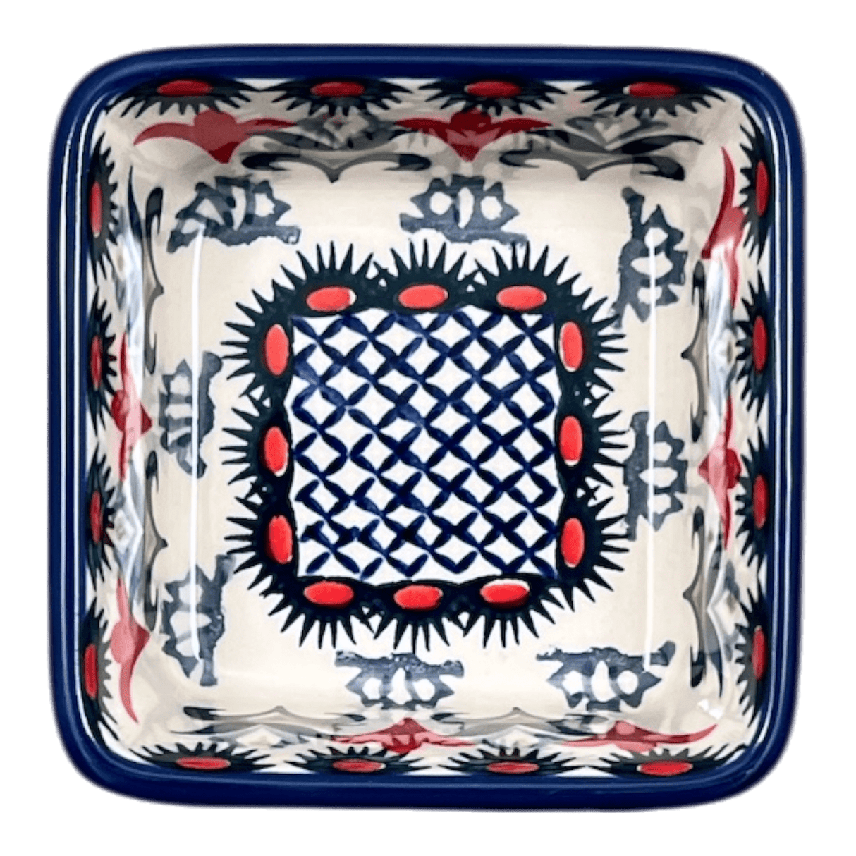 Baker, Square, 3.5" in "Scandinavian Scarlet" by Manufaktura | P150U-P295