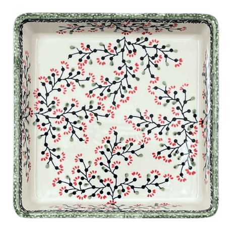 Baker, Square, 8" in "Cherry Blossoms" by Manufaktura | P151S-DPGJ