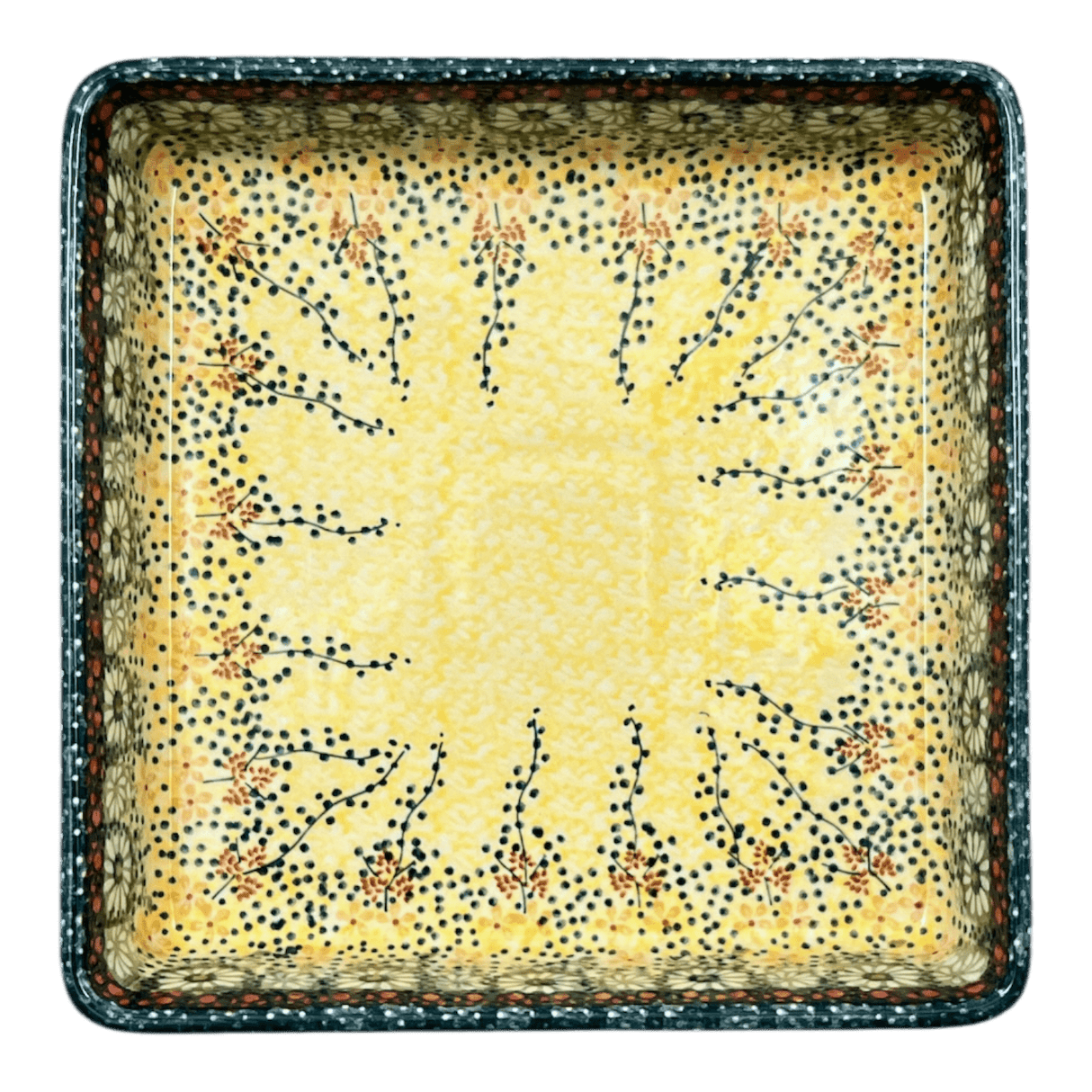 Baker, Square, 8" in "Sunshine Grotto" by Manufaktura | P151S-WK52