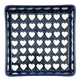 Baker, Square, 8" in "Sea of Hearts" by Manufaktura | P151T-SEA