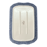 Platter, Rectangular, 11.5" x 17" in "Flower Power" by Manufaktura | P158T-JS14