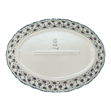 Platter, Oval, Scalloped, 16.75" x 12.25" Large in "Lady Bugs" by Manufaktura | P165T-IF45