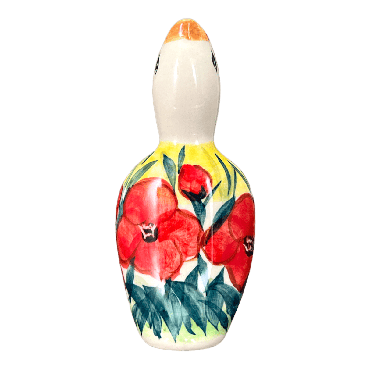 Pie Bird, 4", Manufaktura, (P189) in "Poppies in Bloom" by Manufaktura | P189S-JZ34