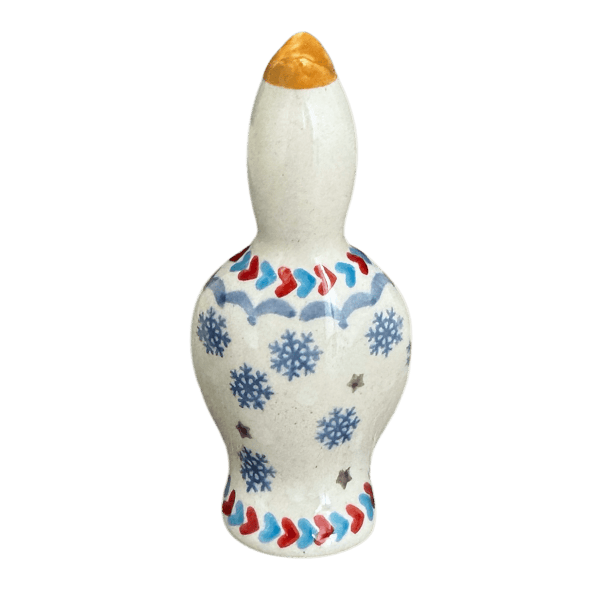 Pie Bird, 4", Manufaktura, (P189) in "Snowflake Love" by Manufaktura | P189U-PS01