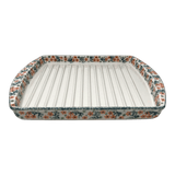 Tray, Bacon, 8.25" x 10.5" in "Peach Blossoms" by Manufaktura | P191S-AS46