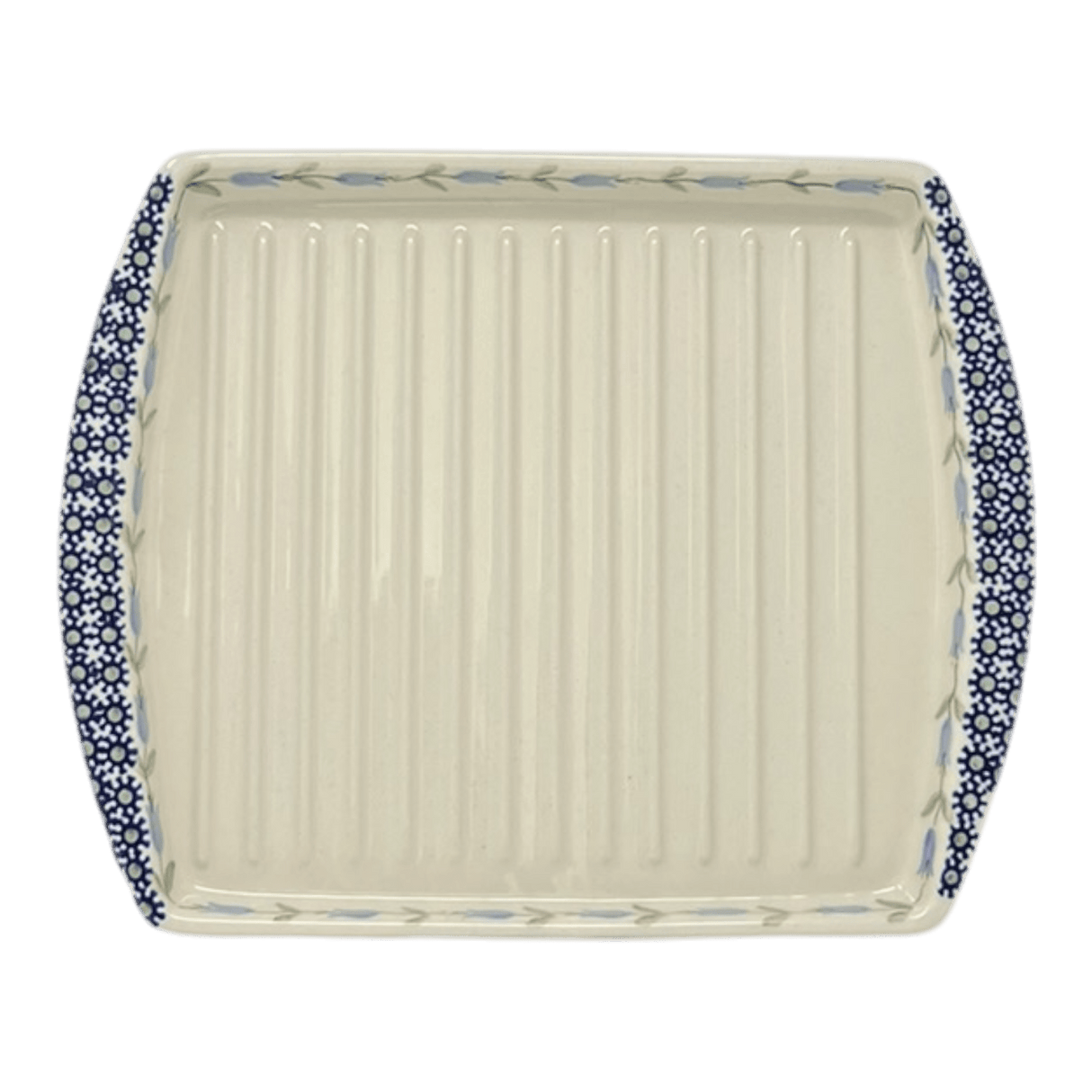 Tray, Bacon, 8.25" x 10.5" in "Lily of the Valley" by Manufaktura | P191T-ASD