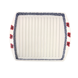 Tray, Bacon, 8.25" x 10.5" in "Poppy Garden" by Manufaktura | P191T-EJ01