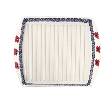 Tray, Bacon, 8.25" x 10.5" in "Poppy Garden" by Manufaktura | P191T-EJ01