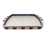 Tray, Bacon, 8.25" x 10.5" in "Poppy Garden" by Manufaktura | P191T-EJ01