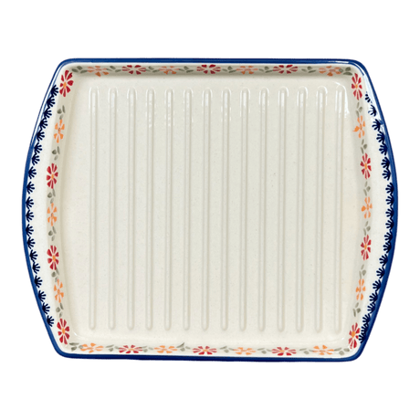 Tray, Bacon, 8.25" x 10.5" in "Flower Power" by Manufaktura | P191T-JS14