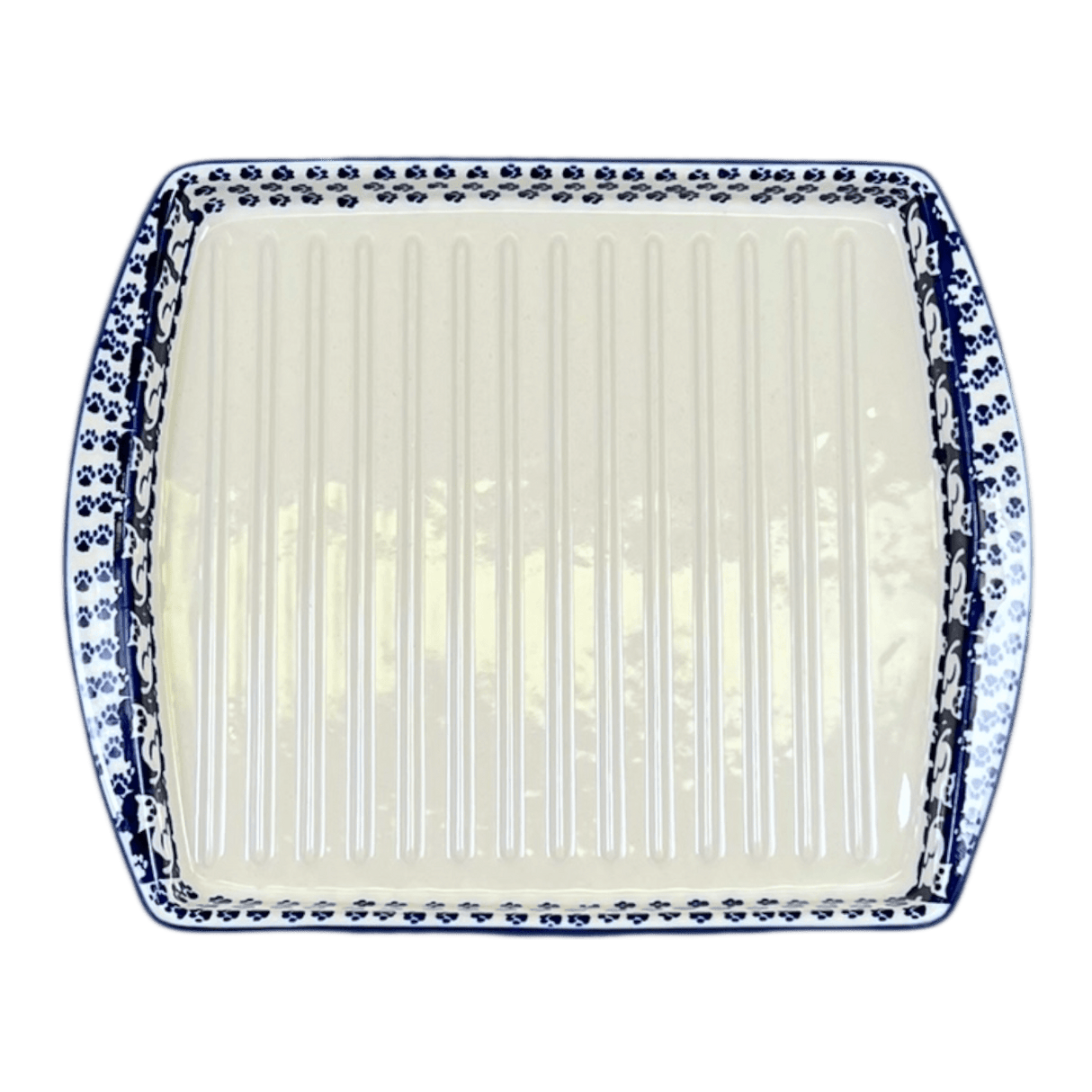 Tray, Bacon, 8.25" x 10.5" in "Kitty Cat Path" by Manufaktura | P191T-KOT6