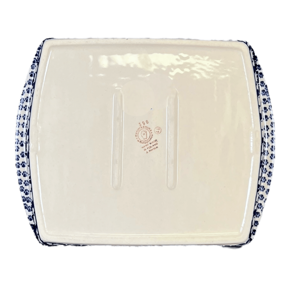 Tray, Bacon, 8.25" x 10.5" in "Kitty Cat Path" by Manufaktura | P191T-KOT6