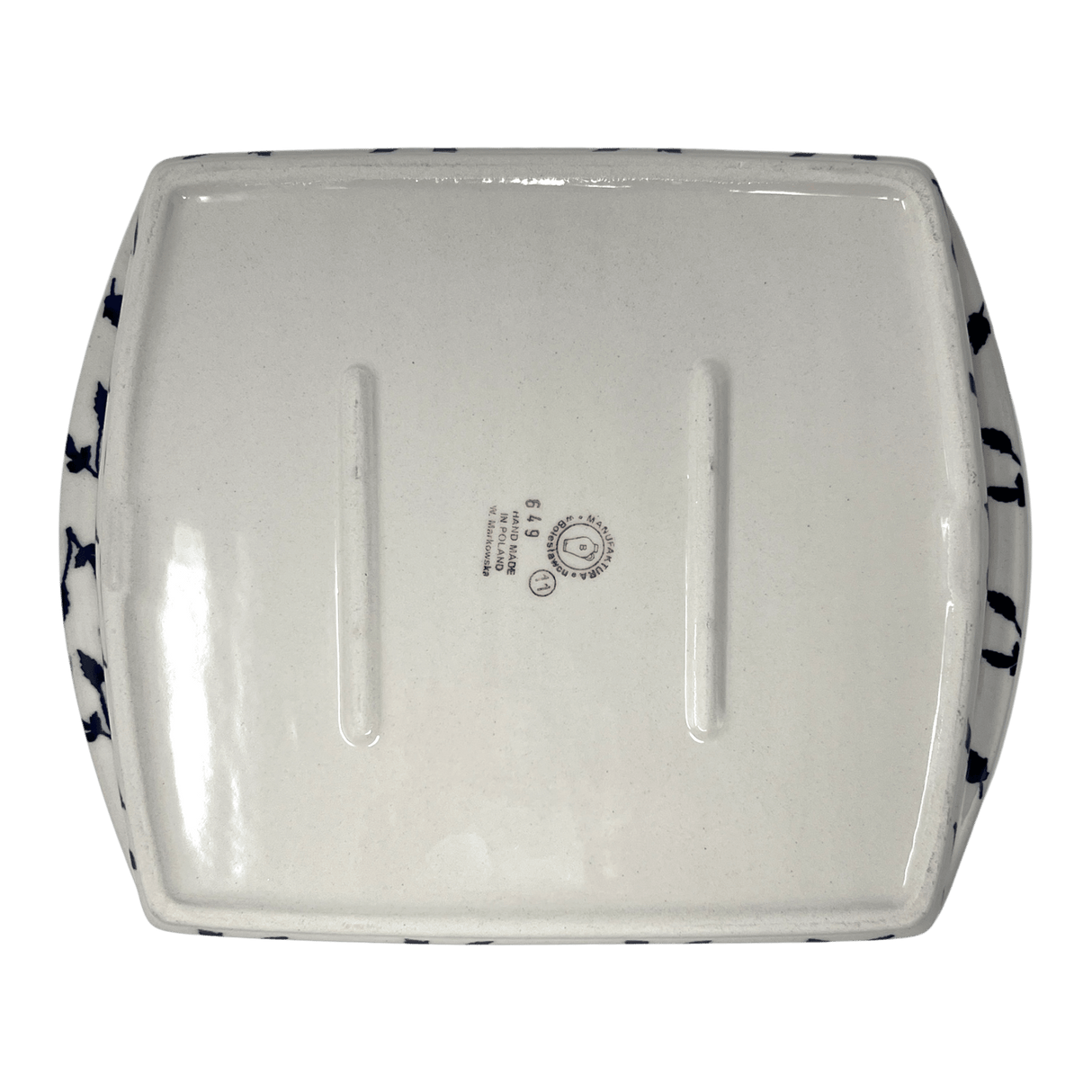 Tray, Bacon, 8.25" x 10.5" in "Blue Spray" by Manufaktura | P191T-LISK