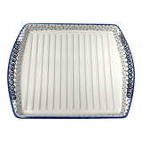 Tray, Bacon, 8.25" x 10.5" in "Peacock Dot" by Manufaktura | P191U-54K