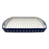 Tray, Bacon, 8.25" x 10.5" in "Peacock Dot" by Manufaktura | P191U-54K