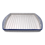 Tray, Bacon, 8.25" x 10.5" in "Misty Blue" by Manufaktura | P191U-61A