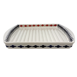 Tray, Bacon, 8.25" x 10.5" in "Shock Waves" by Manufaktura | P191U-GZ42