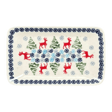 Tray, Rectangular, 8.25" x 5" in "Reindeer Games" by Manufaktura | P201T-BL07