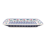 Tray, Rectangular, 8.25" x 5" in "Holiday Cheer" by Manufaktura | P201T-NOS2