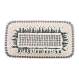 Platter, Rectangular, 14" x 8" in "Pine Forest" by Manufaktura | P202S-PS29