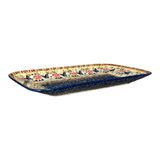 Platter, Rectangular, 14" x 8" in "Butterfly Bliss" by Manufaktura | P202S-WK73