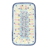 Platter, Rectangular, 14" x 8" in "Butterfly Bounty" by Manufaktura | P202S-WK76