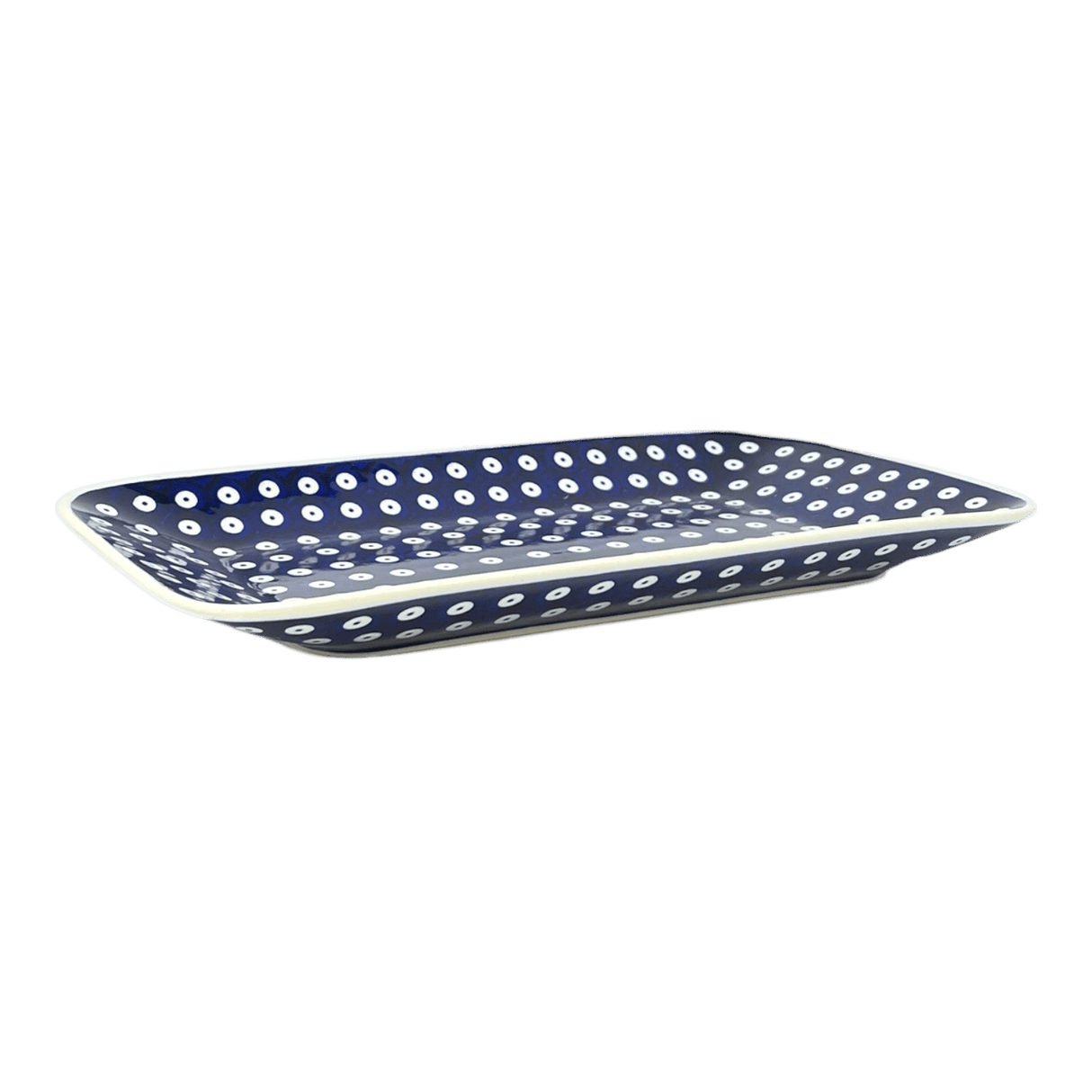 Platter, Rectangular, 14" x 8" in "Dot to Dot" by Manufaktura | P202T-70A