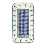 Platter, Rectangular, 14" x 8" in "Forget Me Not" by Manufaktura | P202T-ASS