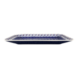 Platter, Rectangular, 14" x 8" in "Smooth Sailing" by Manufaktura | P202T-DPMA